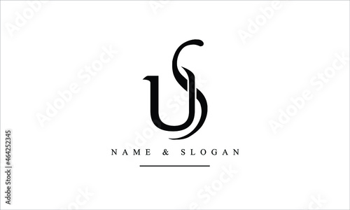 SC, CS, S, C abstract letters logo monogram