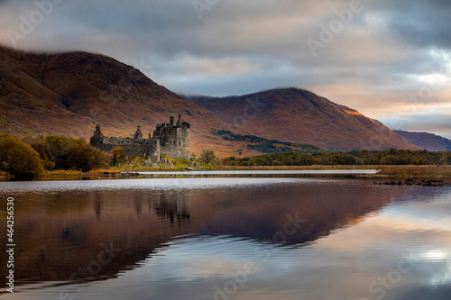 Kilchurn castle, Loch Awe, Scotland photo