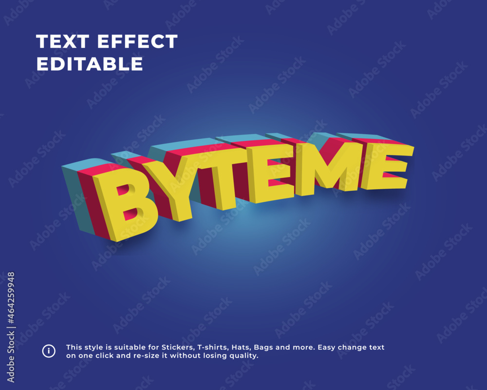 byte Me Sticker Illustration Vector Print Fully Editable
