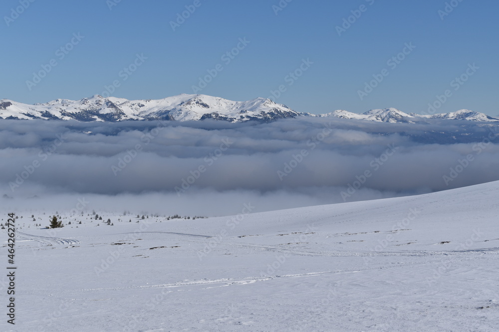 winter mountain landscape winter mountain landscape