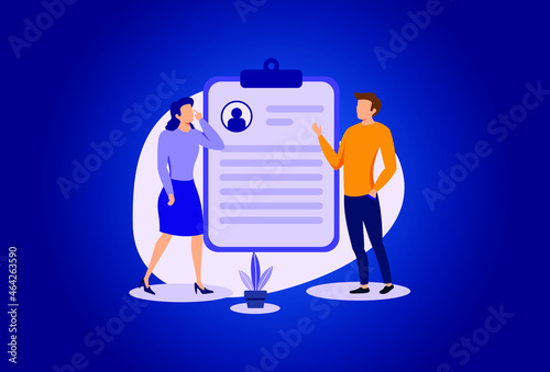 Candidates illustration exclusive design inspiration
