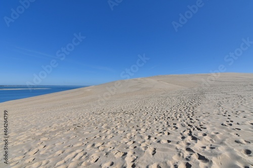 People at the dune du Pilat in Gironde France