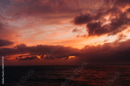 sunset over the ocean © AEPPresents