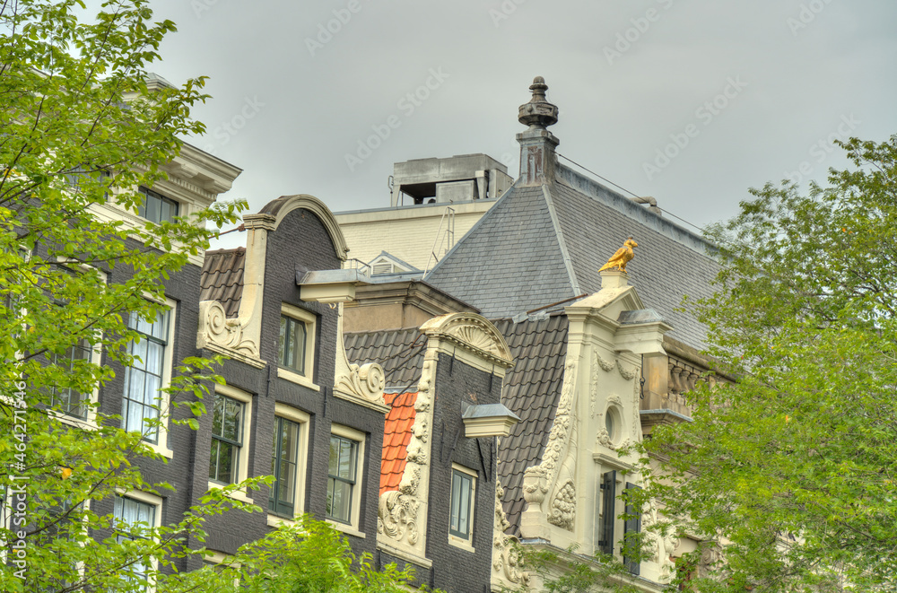 Amsterdam landmarks, HDR Image