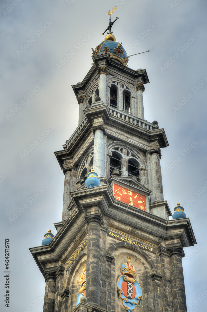 Amsterdam landmarks, HDR Image