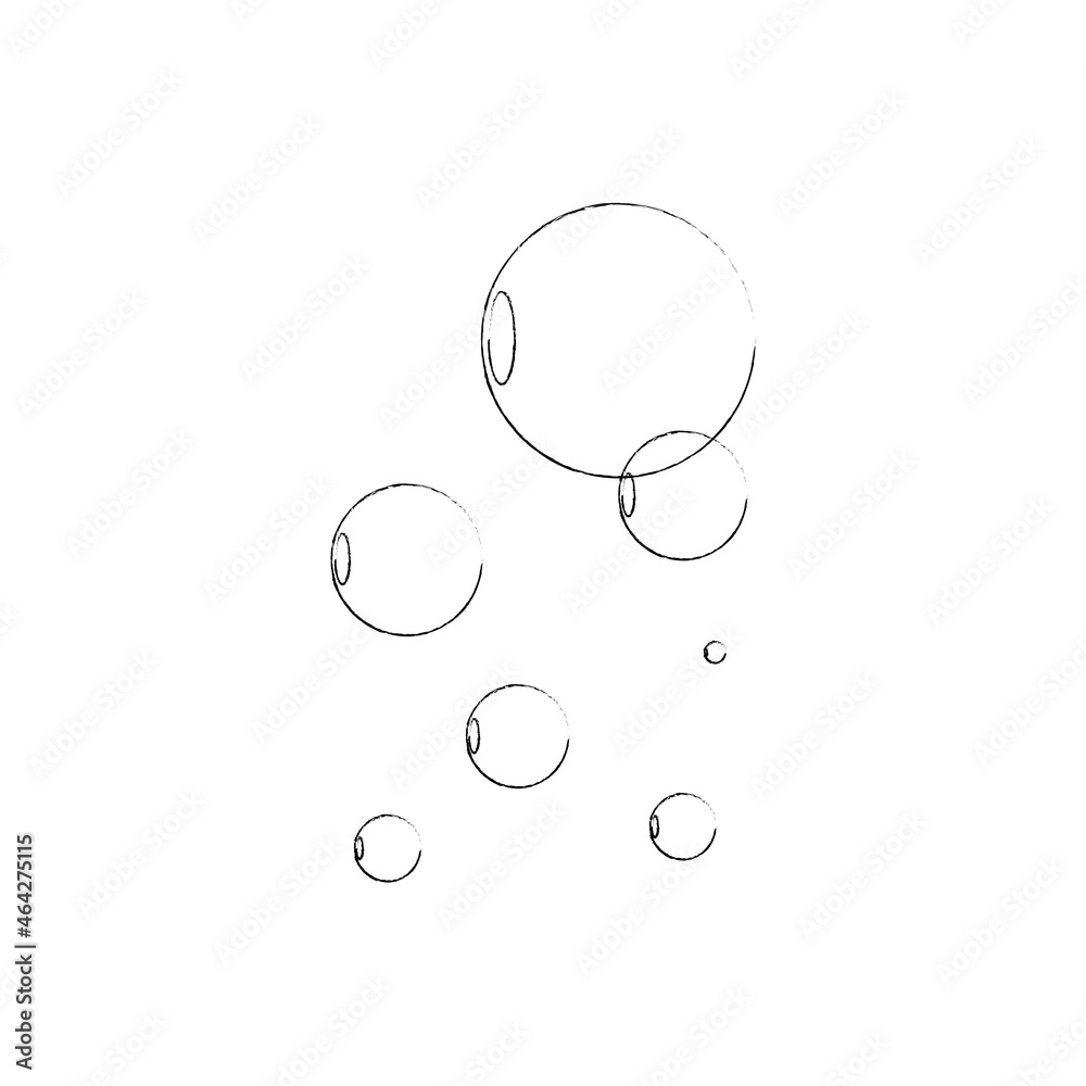 Natural realistic bubble illustration vector design Natural realistic bubble illustration vector design