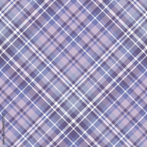 Seamless pattern in stylish discreet violet and white colors for plaid, fabric, textile, clothes, tablecloth and other things. Vector image. 2