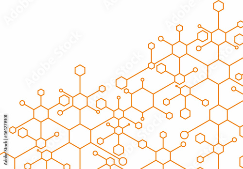 molecular sieve orange for background or foreground