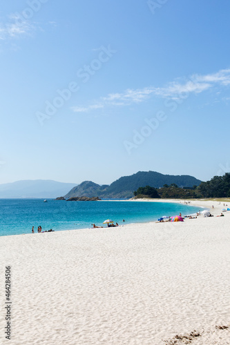 A paradisiacal beach in the Cíes Islands