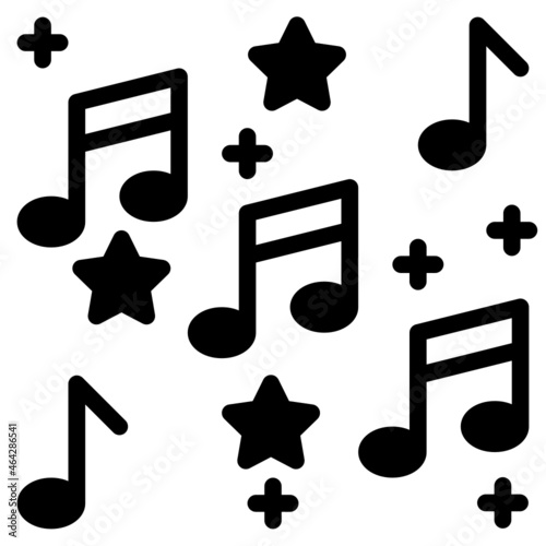 music glyph icon