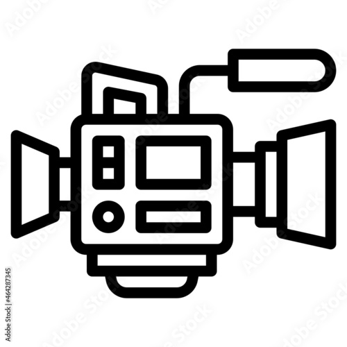 videocamera line icon photo