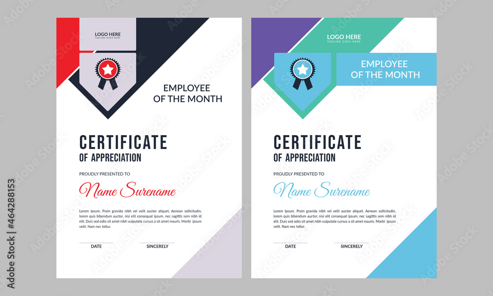Certificate template Certificate template