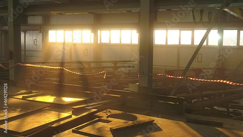 An abandoned workshop at the factory