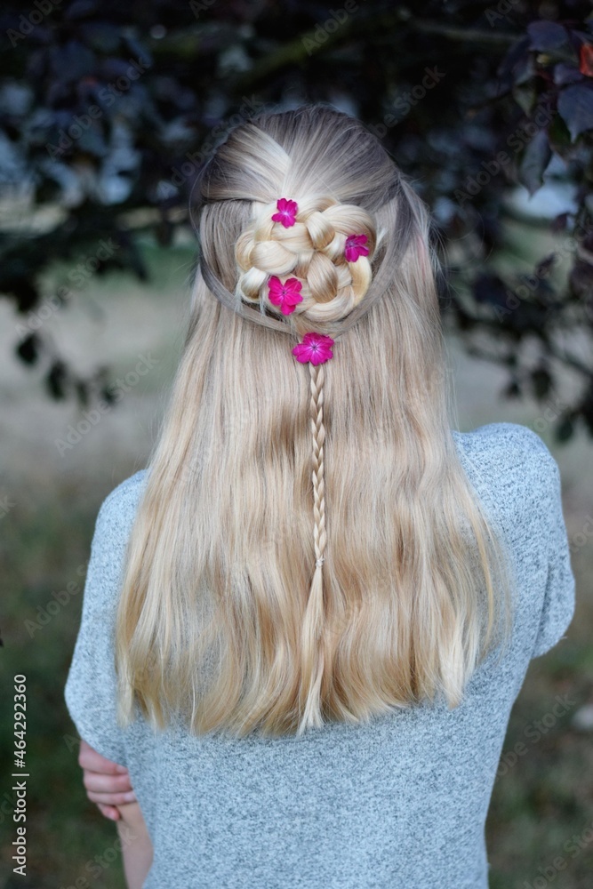 hairstyle hair blonde blond girl girly hairstylist braid fairy elf 