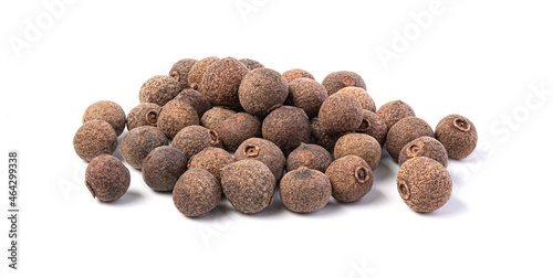  Dry black pepper seeds.