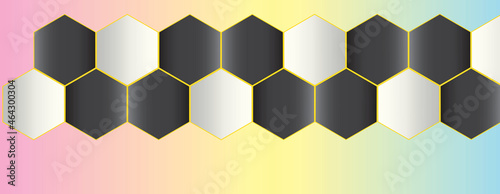 abstract background with hexagons