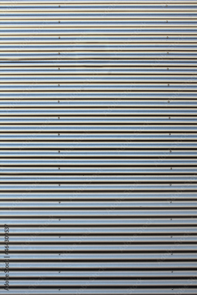 Metal curtain and a facade of a shop for background Metal curtain and a facade of a shop for background