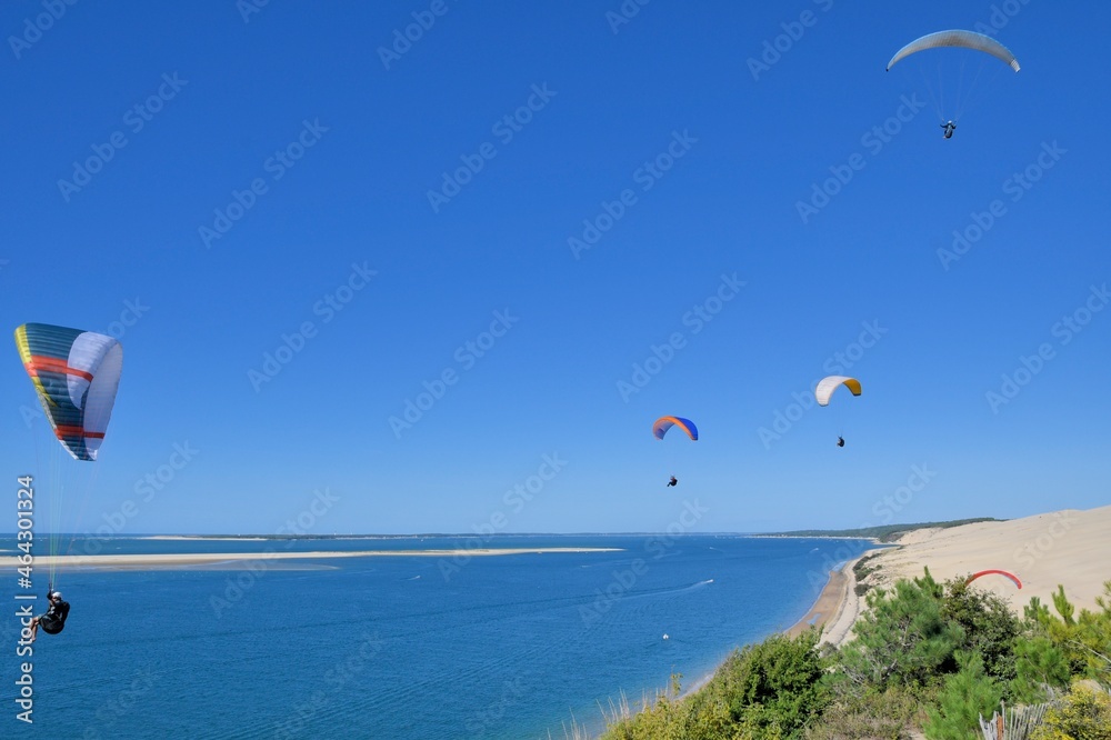 Paraglyding at the Paraglyding at the