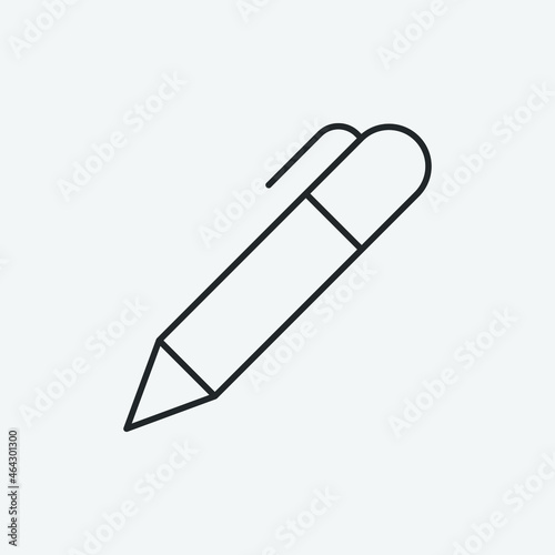 Pen vector icon illustration sign