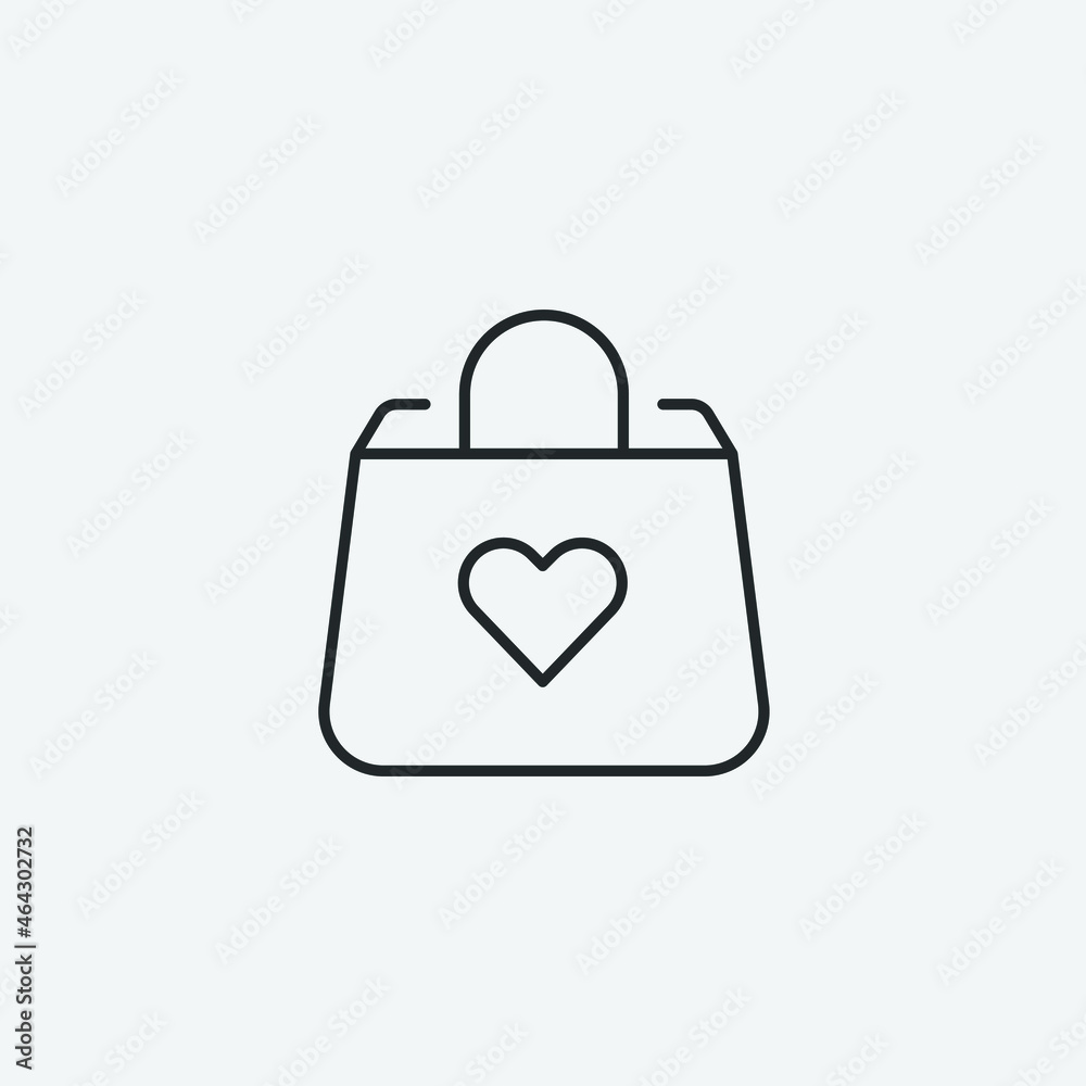 Shopping_bag vector icon illustration sign Shopping_bag vector icon illustration sign