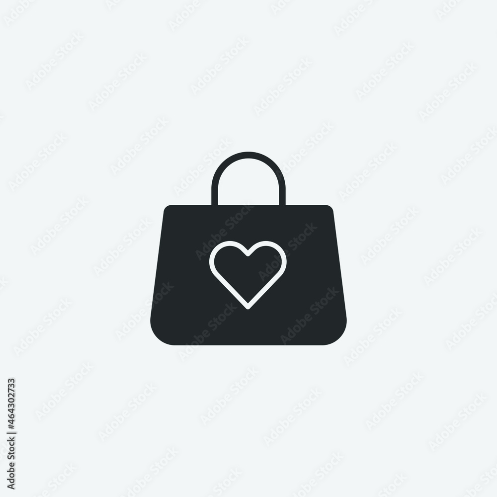 Shopping_bag vector icon illustration sign Shopping_bag vector icon illustration sign