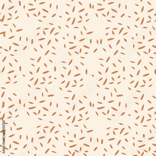 Abstract speckles seamless pattern in boho style
