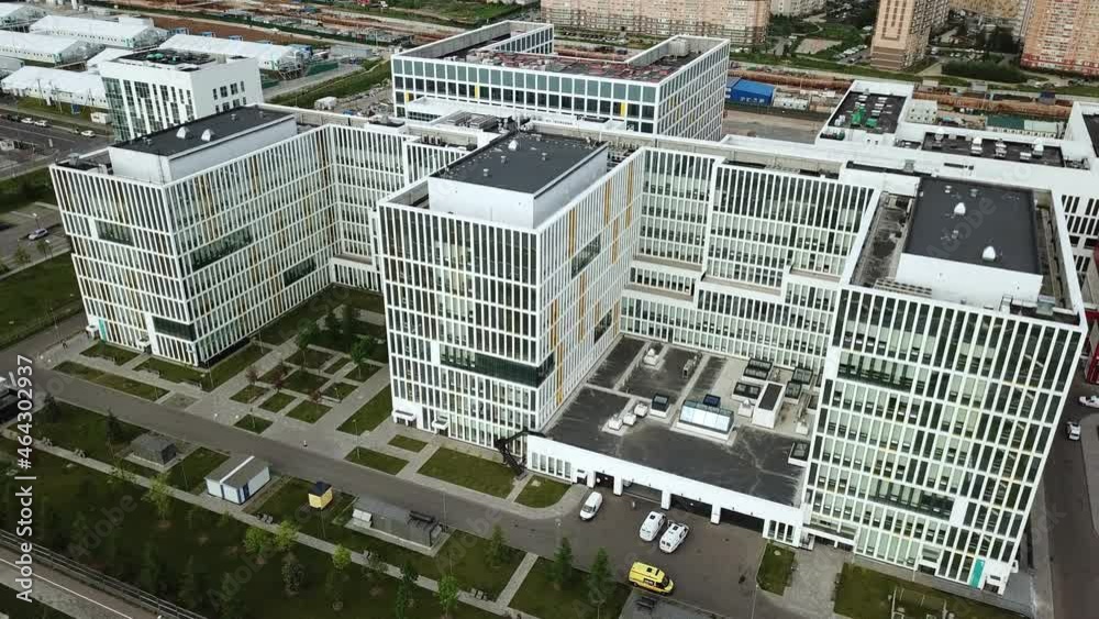 Flight over the main covid hospital in Russia Flight over the main covid hospital in Russia