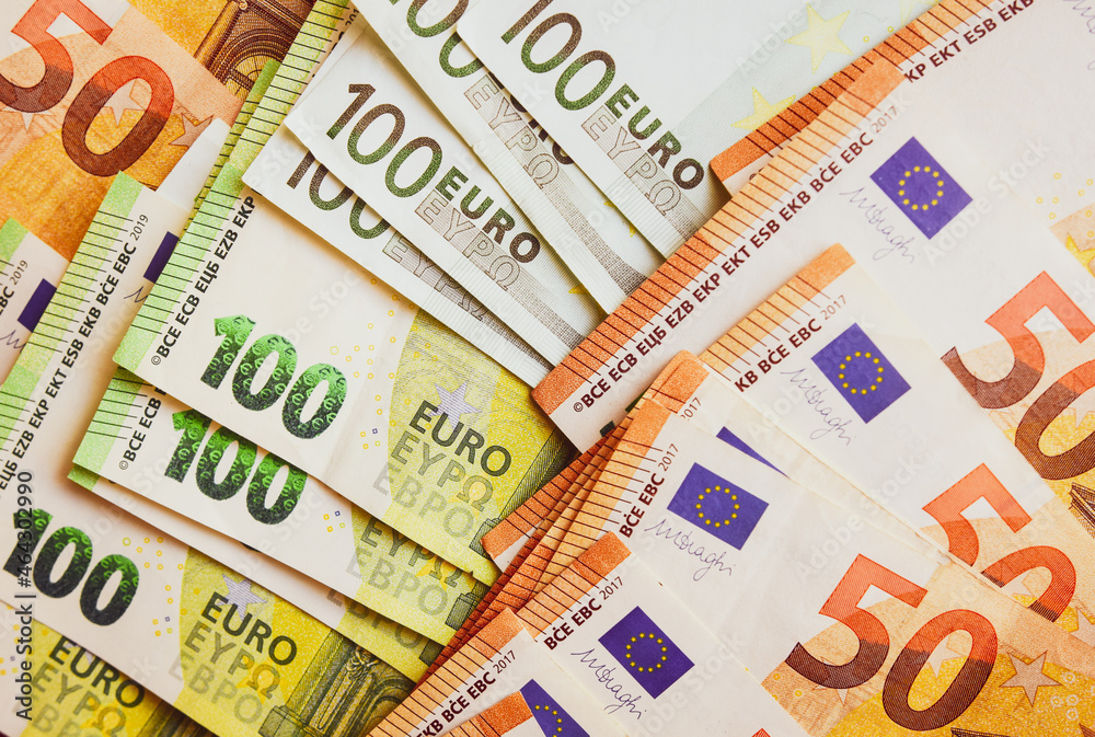 Euro Money. Euro cash background. Euro Money Banknotes vintage filter Euro Money. Euro cash background. Euro Money Banknotes vintage filter