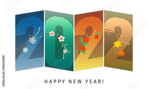 Happy new year 2022 chinese screen