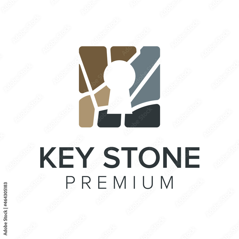 Key stone logo icon vector template Key stone logo icon vector template