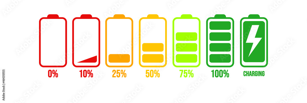 batteries, electricity, charge - icons, buttons, icon set batteries, electricity, charge - icons, buttons, icon set