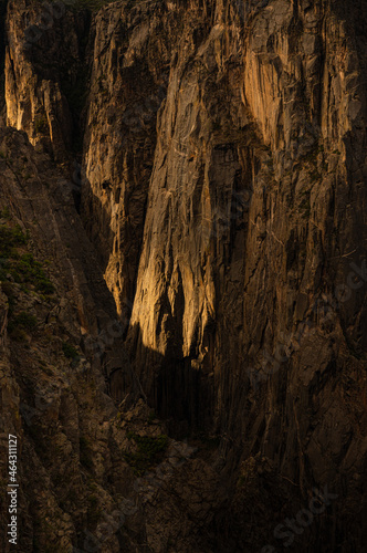 Deep Canyon with Morning Light Glowing on Walls