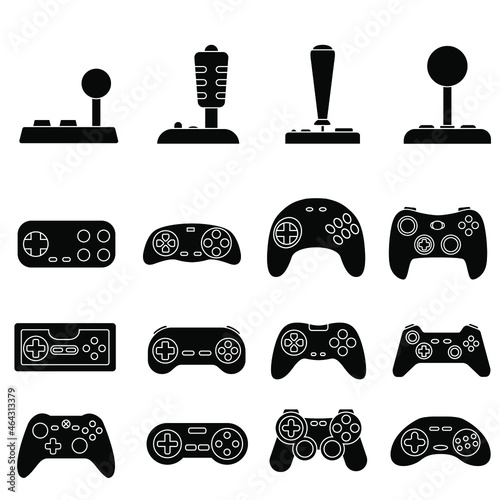 Video Game Controller icon vector. joystick illustration sign. manual control symbol or logo.