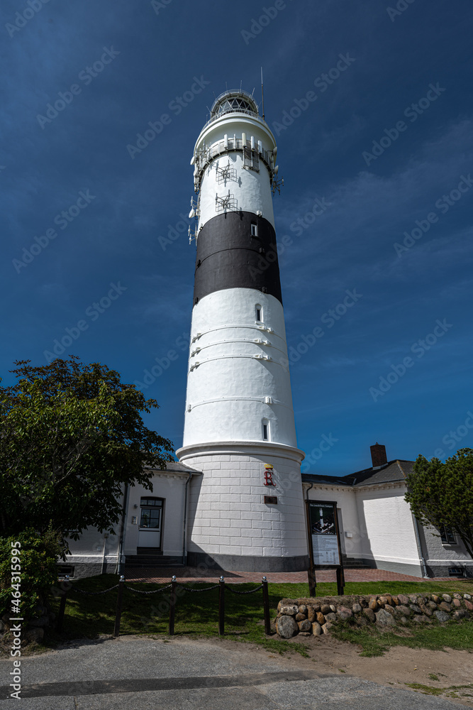 Leuchtfeuer Kampen, a lighthouse on Sylt in Germany Leuchtfeuer Kampen, a lighthouse on Sylt in Germany
