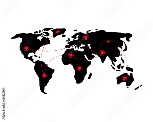 Covid-19, Covid 19 map confirmed cases report worldwide globally. Coronavirus disease 2019 situation update worldwide. Maps show where the coronavirus has spread, graphic on white background