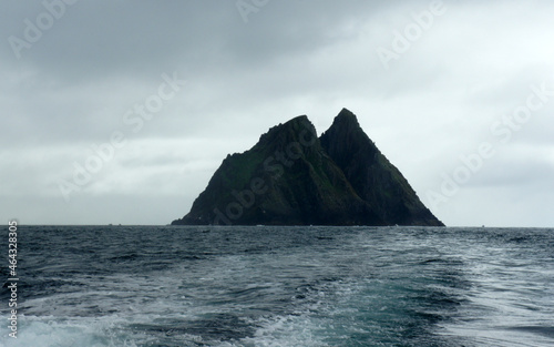  Skellig Michael is a rocky island in the Atlantic Ocean off the west coast of Ireland. © valerijs