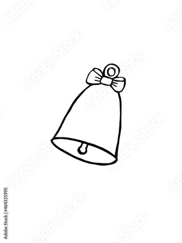 hand drawn bell