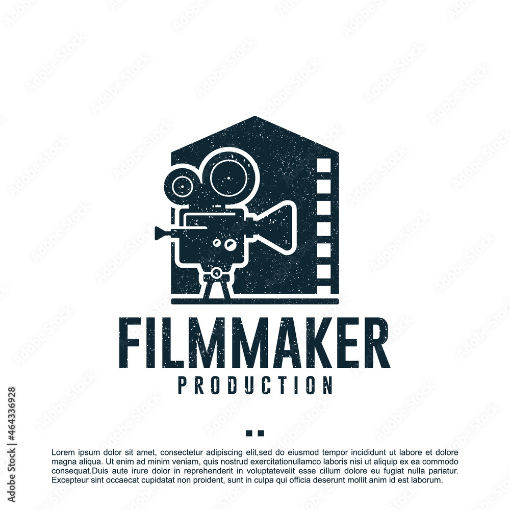 filmmaker , home , production , logo design template
