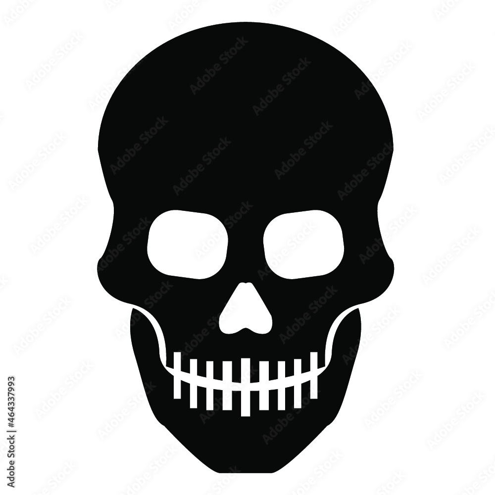 human skull. Vector illustration