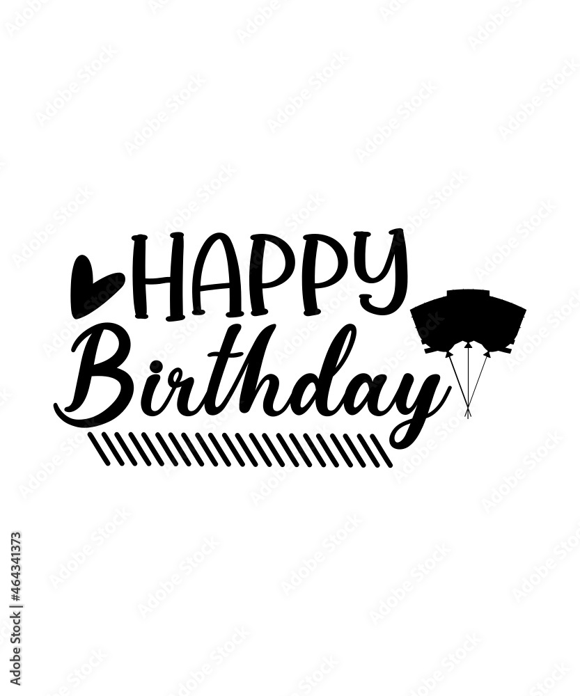 Happy Birthday SVG Files, Happy Birthday SVG bundle, Happy Birthday Cut