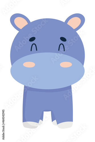 cute hippo icon