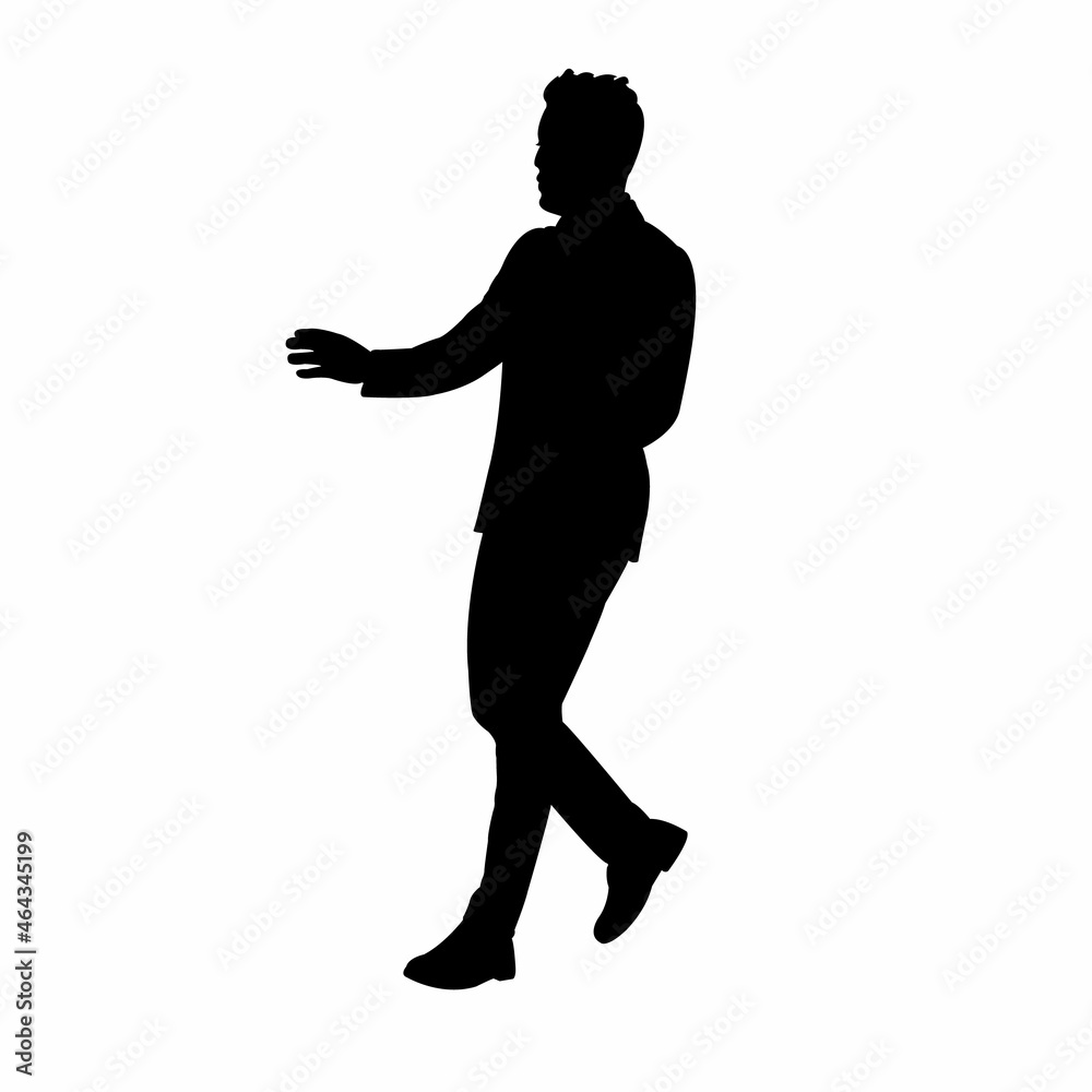 a man body silhouette vector a man body silhouette vector