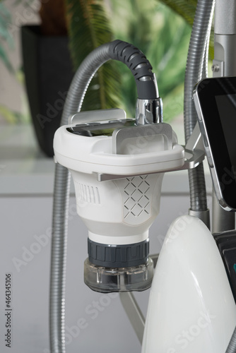 modern device for vacuum roller massage. Vacuum roller systems