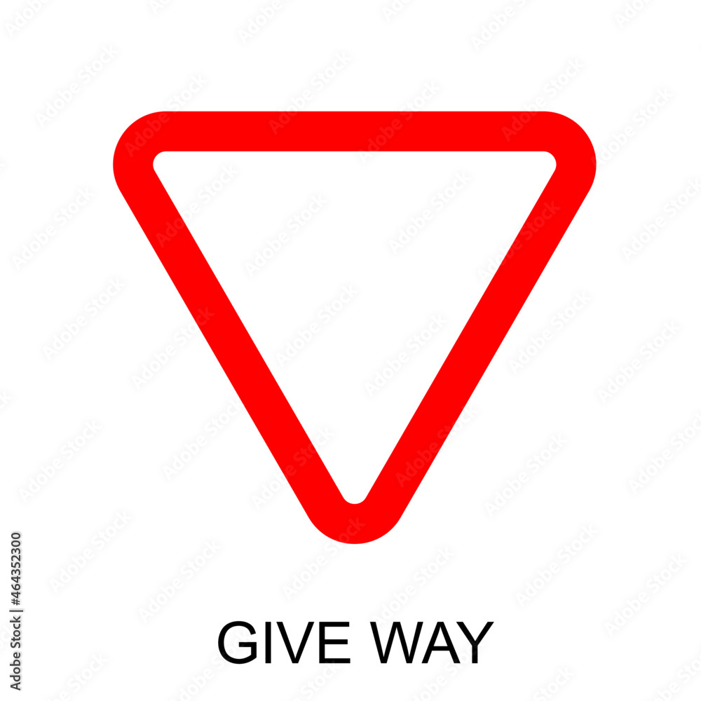 give way icon, give way sign, give way symbol give way icon, give way sign, give way symbol