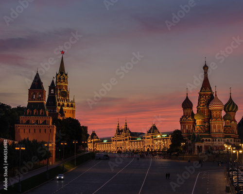 Evening promenade at Red Square