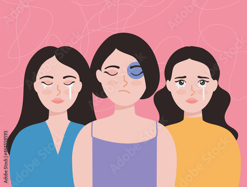 sad women illustration