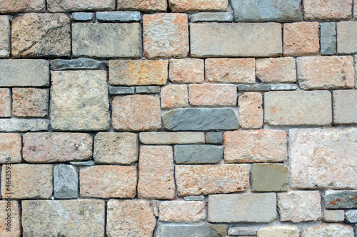 stone brick wall background. Stone texture.