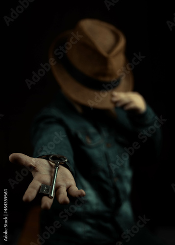 person in a cowboy hat © AHMED
