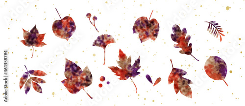 Watercolor Autumn Leaves