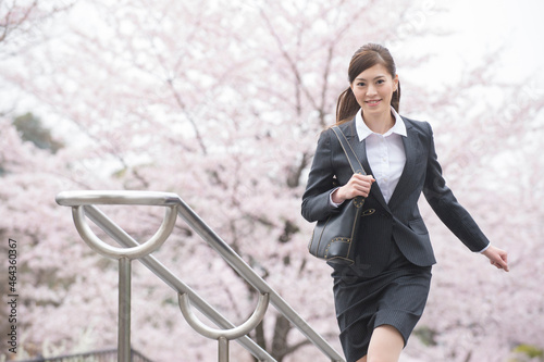 桜と走る新卒ＯＬ